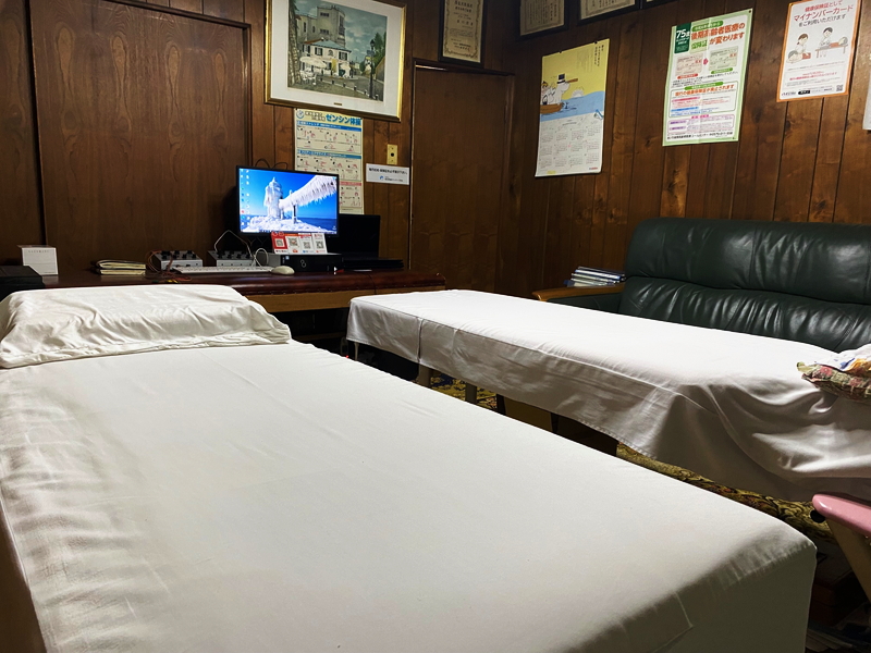 フルカワ鍼灸指圧院 店内